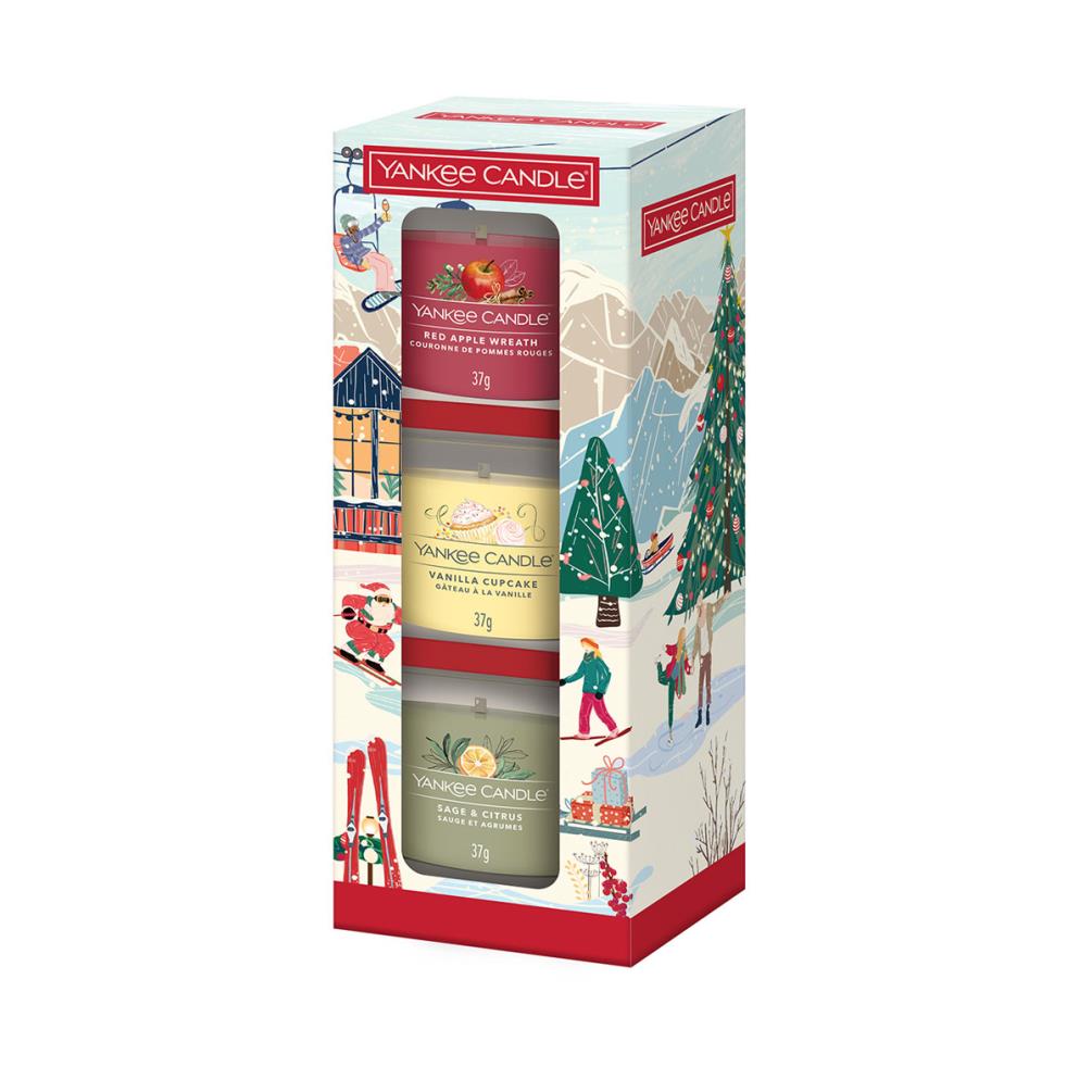 Yankee Candle 3 Filled Votive Candle Holiday Party Gift Set £10.79